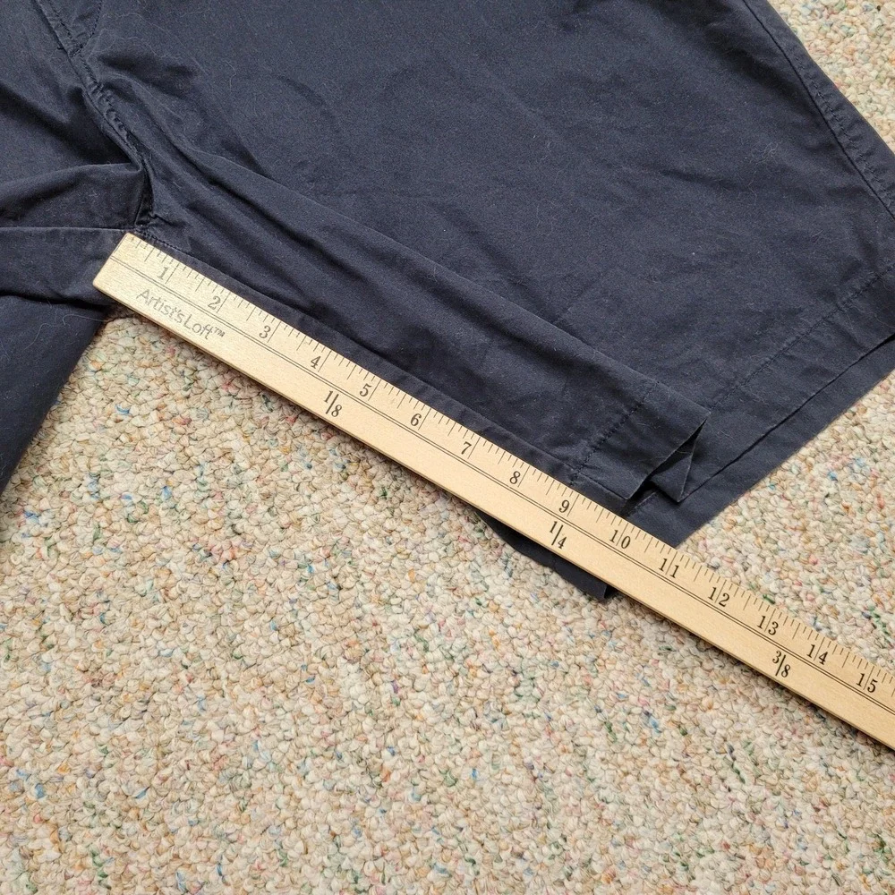 Lacoste Shorts Mens 40 Black‎ Classic Fit Chino Twill Cotton Golf Preppy Casual
